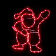 Διακοσμητικό SANTA 11,4W με 72 LED με κόκκινο χρώμα φωτός IP44 41x46cm & 1.5m καλώδιο τροφοδοσίας Διακοσμητικό SANTA 11,4W με 72 LED με κόκκινο χρώμα φωτός IP44 41x46cm & 1.5m καλώδιο τροφοδοσίας