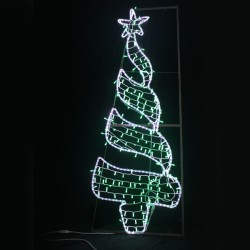 Διακοσμητικό επίστυλο CHRISTMAS TREE με 470 LED με ψυχρό - πράσινο χρώμα φωτός IP65 750x200cm Διακοσμητικό επίστυλο CHRISTMAS TREE με 470 LED με ψυχρό - πράσινο χρώμα φωτός IP65 750x200cm