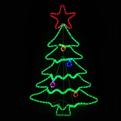 Διακοσμητικό CHRISTMAS TREE με 288 LED πολύχρωμα με λειτουργία FLASH IP65 & διάσταση 70x114cm Διακοσμητικό CHRISTMAS TREE με 288 LED πολύχρωμα με λειτουργία FLASH IP65 & διάσταση 70x114cm
