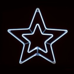 Επίστυλο σχε΄διο DOUBLE STARS με 300 NEON LED & 3m NEON DOUBLE SMD φωτοσωλήνα σε ψυχρό χρώμα φωτός IP44 Επίστυλο σχε΄διο DOUBLE STARS με 300 NEON LED & 3m NEON DOUBLE SMD φωτοσωλήνα σε ψυχρό χρώμα φωτός IP44