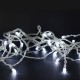 300 LED λαμπάκια σε σειρά ανά 5cm 2,5W με ψυχρό λευκό χρώμα φωτός  IP44 διάφανο καλώδιο & μήκος 3m