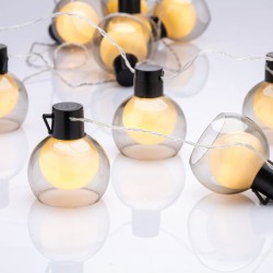 10 SOLAR LED λαμπάκια σε σειρά με φωτοβολταικό πάνελ IP20 μήκος 1,35m 50cm καλώδιο τροφοδοσίας 10 SOLAR LED λαμπάκια σε σειρά με φωτοβολταικό πάνελ IP20 μήκος 1,35m 50cm καλώδιο τροφοδοσίας