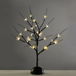 Διακοσμητικό επιτραπέζιο δεντράκι με 25 LED λαμπάκια σε θερμό χρώμα φωτός με μπαταρίες 3xAA IP20 10x10x45cm Διακοσμητικό επιτραπέζιο δεντράκι με 25 LED λαμπάκια σε θερμό χρώμα φωτός με μπαταρίες 3xAA IP20 10x10x45cm