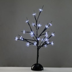 Διακοσμητικό επιτραπέζιο δεντράκι με 25 LED με ψυχρό χρώμα φωτός & μπαταρίες 3xAA IP20 10x10x45cm Διακοσμητικό επιτραπέζιο δεντράκι με 25 LED με ψυχρό χρώμα φωτός & μπαταρίες 3xAA IP20 10x10x45cm