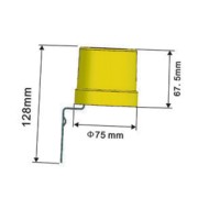 Φωτοκύτταρο ημέρας-νύχτας 25A 230V IP44 <10-50LUX ON >50-100LUX OFF