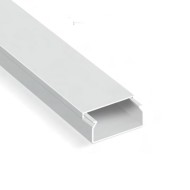 Κανάλι διανομής καλωδίων από PVC με διάσταση 40X25mm σε λευκό χρώμα