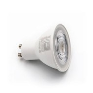 Λάμπα LED GU10 8W 230V με θερμό φως 3000Κ δέσμης 38° 800lm και σώμα αλουμινίου με πλαστική επικάλυψη