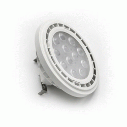 Λάμπα AR111 Led 12W 12VAC/DC 4000Κ ενδιάμεσο λευκό φως 24° 1200lm με 12led chip 2835SMD και πλαστικό σώμα