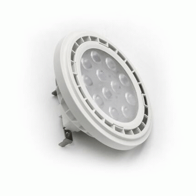 Λάμπα AR111 Led 12W 12VAC/DC 4000Κ ενδιάμεσο λευκό φως 24° 1200lm με 12led chip 2835SMD και πλαστικό σώμα