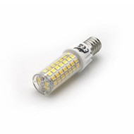 Λάμπα LED SMD με ντουί Ε14 7W 230V με θερμό λευκό φως 3000Κ 700lm και διάφανο κάλυμμα