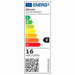Λάμπα COG LED GLOBE με ντουί Ε27 16W Φ125 ενδιάμεσο λευκό φως 4000k και διάφανο κάλυμμα 