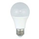 Λάμπα LED αχλάδι με ντουί Ε27 9W με θερμό λευκό φως και φωτοκύτταρο μέρας - νύχτας 