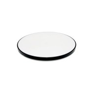 Πλαφονιέρα LED PC στρογγυλή Φ270mm 18W 4000K με ενδιάμεσο λευκό φως IP44 σε μαύρο χρώμα