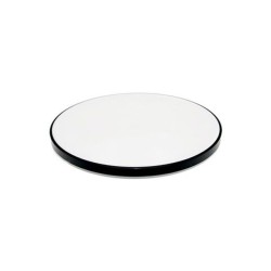 Πλαφονιέρα LED PC στρογγυλή Φ270mm 18W 4000K με ενδιάμεσο λευκό φως IP44 σε μαύρο χρώμα