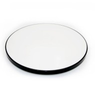 Πλαφονιέρα  LED PC Φ370mm 24W 4000K ενδιάμεσο λευκό φως IP44 στρογγυλή σε μαύρο χρώμα