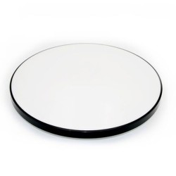 Πλαφονιέρα  LED PC Φ370mm 24W 4000K ενδιάμεσο λευκό φως IP44 στρογγυλή σε μαύρο χρώμα