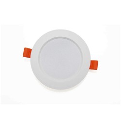 LED φωτιστικό ψευδοροφής στρογγυλό χωνευτό Φ95mm 6W με ψυχρό χρώμα φωτός 6200K δέσμη 120°σε λευκό χρώμα LED φωτιστικό ψευδοροφής στρογγυλό χωνευτό Φ95mm 6W με ψυχρό χρώμα φωτός 6200K δέσμη 120°σε λευκό χρώμα