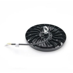 LED φωτιστικό καμπάνα αλουμινίου μαύρη UFO 100W 230V με 4000K ενδιάμεσο λευκο΄ φως 10000lm IP65