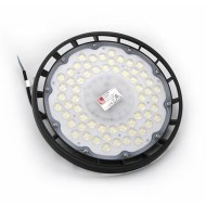Φωτιστικό LED καμπάνα αλουμινίου UFO 200W 230V με 4000K ενδιάμεσο λευκό φως και δέσμη 90° IP65
