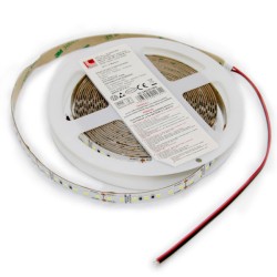 Ταινία led αυτοκόλλητη 5m 24VDC 14.4W/m με ψυχρό λευκό φως 6500K 2835 140LED/m στεγανή IP54