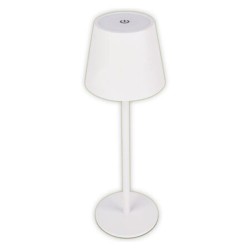 LED πορτατίφ PC επαναφορτιζόμενο CCT 3W USB 5VDC σε λευκό χρώμα IP44