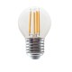 Διακοσμητική λάμπα led filament Ε27 4W 230V 4000k ενδιάμεσο  λευκό φως 490 lumen σφαιρική G45 διάφανη