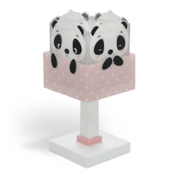Παιδικό φωτιστικό επιτραπέζιο Panda Pink ντουί Ε14x1 κατάλληλο για συμπληρωματικό φωτισμό & ανεξίτηλη εκτύπωση χρωμάτων