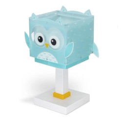 Παιδικό φωτιστικό κομοδίνου Little Owl με ντουί Ε14x1 κατάλληλο για συμπληρωματικό φωτισμό & ανεξίτηλη εκτύπωση χρωμάτων