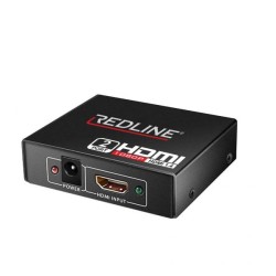 Διακλαδωτής - Splitter HDMI REDLINE 1/2 Διακλαδωτής - Splitter HDMI REDLINE 1/2