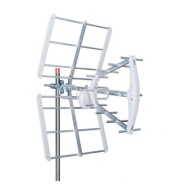 Κεραία τριπλή της σειράς V-TECH Z300L 5G 75Ω λευκή 470-790MHz κατάλληλη για την λήψη επίγειου σήματος
