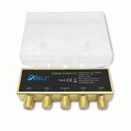 Διακόπτης  DISEQC ARLI 4X1 1009 επιχρυσωμένος με αδιάβροχο περίβλημα για σύνδεση μέχρι 4 δορυφόρων