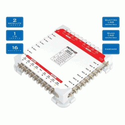 Πολυδιακόπτης multiswitch AMIKO Cascade 9X16 είσοδοι για 2 δορυφόρους μια κεραία & 16 έξοδοι	