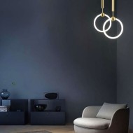 Κρεμαστό φωτιστικό LED "TOULOUSE" LEGGENDA χρυσό 10W 1000lm φυσικό λευκό φως 3700Κ Κρεμαστό φωτιστικό LED "TOULOUSE" LEGGENDA χρυσό 10W 1000lm φυσικό λευκό φως 3700Κ