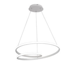 Κρεμαστό φωτιστικό LED GRANADA 72W λευκό Φ60cm με 3 επιλογές φωτισμού (ψυχρό - φυσικό- θερμό) 7200lm