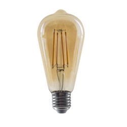 Διακοσμητική λάμπα led αβοκάντο E27 8W 230V θερμό λευκό φως 2700K 900lm & μελί κάλυμμα