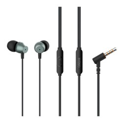 Ακουστικά ενσύρματα CELEBRAT earphones με μικρόφωνο D11 3.5mm με μήκος καλωδίου 1.2m σε μαύρο χρώμα
