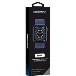 Ανταλλακτικό λουράκι ROCKROSE πλεκτό solo band Maya για Apple Watch 42/44mm 135mm σε ροζ χρώμα