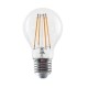 Διακοσμητική λάμπα led filament Ε27 Α60 8W 230V 6500k ψυχρό λευκό φως 1040 lumen διάφανη