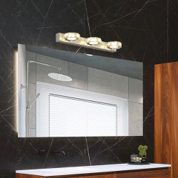 Φωτιστικό μπάνιο Led 9W ενδιάμεσο φως 4000k οβάλ 460X50X116 120° νίκελ 30000h