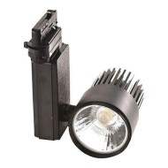 Φωτιστικό σποτ LED ράγας 30W με ενδιάμεσο χρώμα φωτός 4000k 2700lm 4 καλωδίων σε μαύρο χρώμα