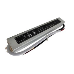 Τροφοδοτικό - led driver αλουμινίου 30W 230V AC στα 24VDC για ταινίες & λάμπες LED μη στεγανό IP67