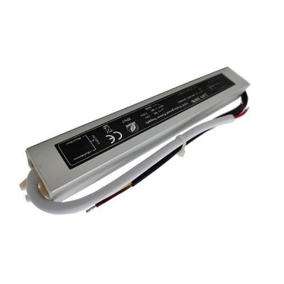 Τροφοδοτικό - led driver αλουμινίου 30W 230V AC στα 24VDC για ταινίες & λάμπες LED μη στεγανό IP67