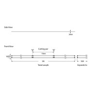 Ταινία LED COB PRO 5m 15W 24V με δυνατότητα εναλλαγής χρωμάτων RGBW+6000k 640LED/M IP44 στεγανή Ταινία LED COB PRO 5m 15W 24V με δυνατότητα εναλλαγής χρωμάτων RGBW+6000k 640LED/M IP44 στεγανή