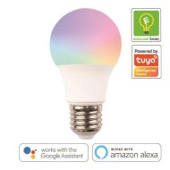 Λάμπα LED SMART WiFi 9W με ντουί Ε27 RGBW 220-240V 850lm IP20 Λάμπα LED SMART WiFi 9W με ντουί Ε27 RGBW 220-240V 850lm IP20