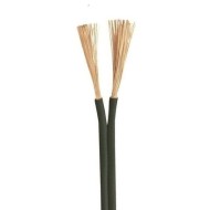 Καλώδιο ρεύματος πλακέ NYFAZ H03VH-H με διατομή 2x0,5mm² σε μαύρο χρώμα