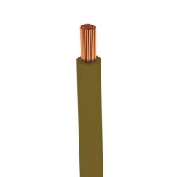 Καλώδιο ρεύματος 1x4mm² H07V-K NYAF σε καφέ χρώμα & μήκος 100m