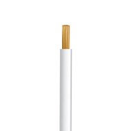 Καλώδιο ρεύματος 1x1mm² H05V-K NYAF σε λευκό χρώμα στροφείο 100m