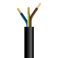 Καλώδιο εύκαμπτο ρεύματος 3x1,5mm² H05VV-F σε γκρι χρώμα