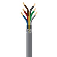 Καλώδιο LIYCY CY με διατομή 4x0,75mm² 550 DIN 47100 μεταφοράς δεδομένων σε γκρι χρώμα Καλώδιο LIYCY CY με διατομή 4x0,75mm² 550 DIN 47100 μεταφοράς δεδομένων σε γκρι χρώμα