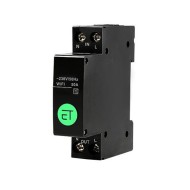 Ρελέ ράγας Wi-Fi 2x50A 1P με τάση τροφοδοσίας 240V AC IP20 σε μαύρο χρώμα Ρελέ ράγας Wi-Fi 2x50A 1P με τάση τροφοδοσίας 240V AC IP20 σε μαύρο χρώμα